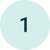 Icon of the number 1.